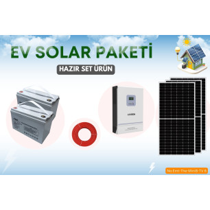 Kesintisiz Enerji İçin Solar Ev Paketi – 3KW MPPT, 1755W Panel, 200Ah Akü Kesintisiz Enerji İçin Solar Ev Paketi – 3KW MPPT, 1755W Panel, 200Ah Akü